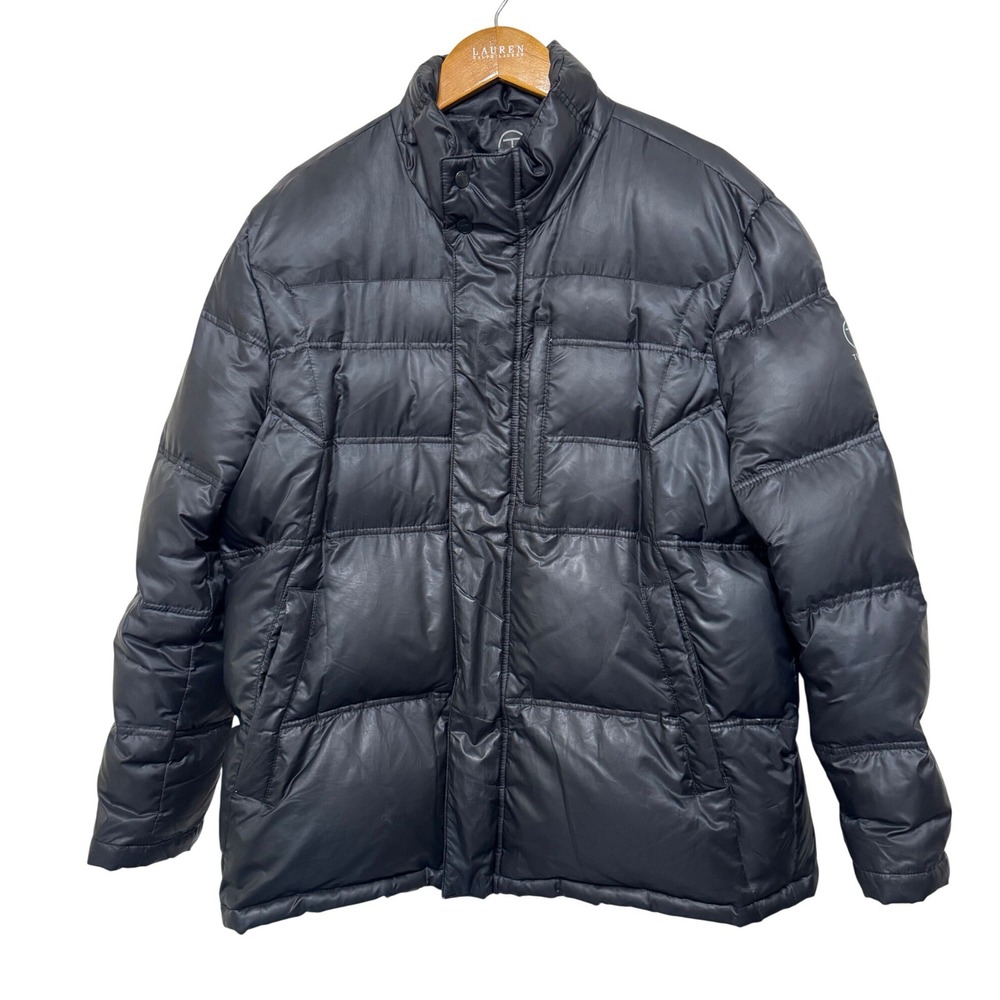 Tech by Tumi Down Puffer Jacket Mens Black XL
